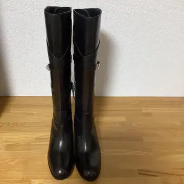 SARTORE 사토레 스트랩 롱 부츠 블랙 38 레어