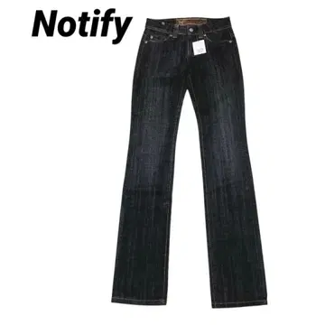 새상품 Notify 노티파이 플레어 데님 부츠컷 이탈리아제 데미지