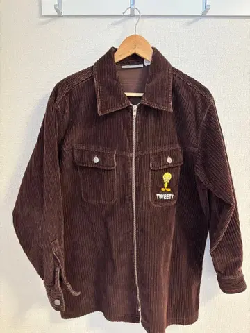 Warner Bros. Tweety 코듀로이 커버올 L