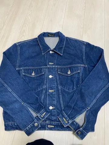 agni's b. 다크 블루 데님 자켓