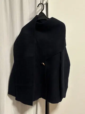 NEW 숏 니트 코트 스카프 포함