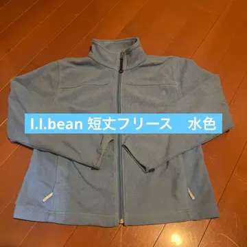 l.l.bean 짧은 기장 플리스 자켓 스카이블루