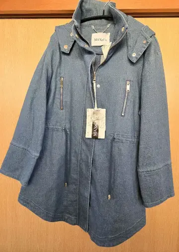 MAX&Co. 후드 부착 데님 자켓 36