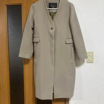 SLOBE 베이지 롱 코트