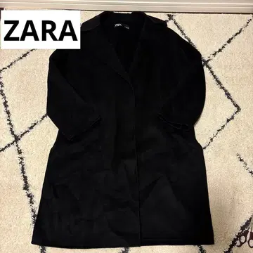 ZARA 블랙 롱 코트 S