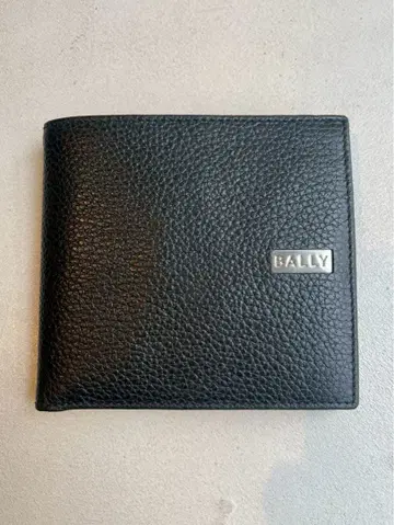 [미사용 새상품] BALLY 블랙 접이식 지갑