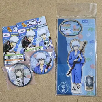 은혼 사카타 긴토키 쇼카손주쿠 시대 아크릴 스탠드 캔뱃지