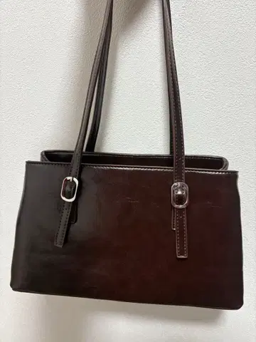 un/neu 빈티지 스타일 더블 핸들 백