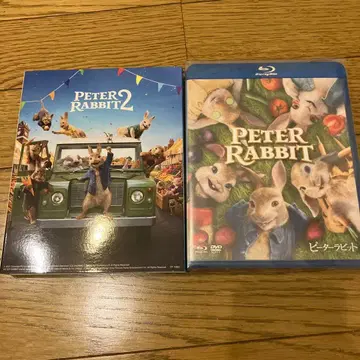 영화 피터 래빗 1, 2 DVD & 블루레이 세트 캐릭터 카드 포함
