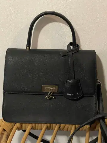 아네스베 블랙 핸드백 숄더백