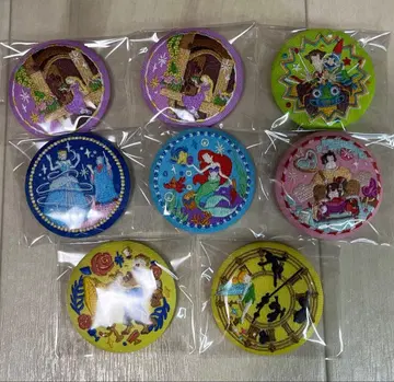 디즈니 자수 캔뱃지 8개 세트