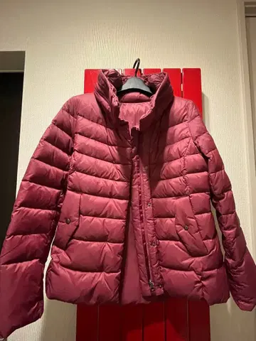 Bellied 와인 레드 다운 자켓 38