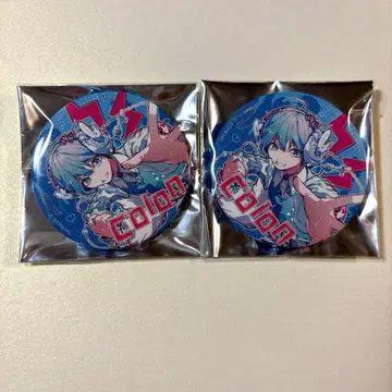 코론 코로완 캔뱃지 감정 리세마랜드 2개 세트