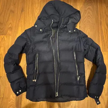 TATRAS 후드 부착 다운 자켓 네이비