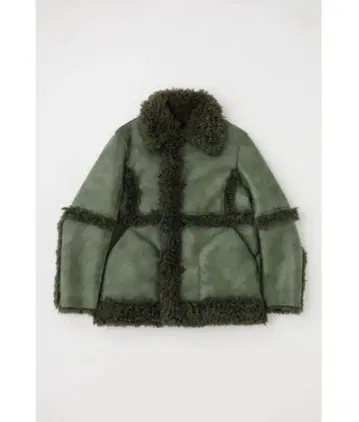moussy SHEARLING OVER 자켓 보아 자켓 가죽