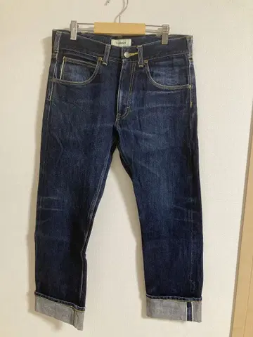 TOMMY 다크 블루 스트레이트 데님