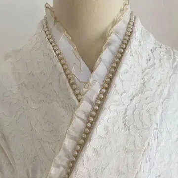 겹침 카라 다테 카라 펄 프릴