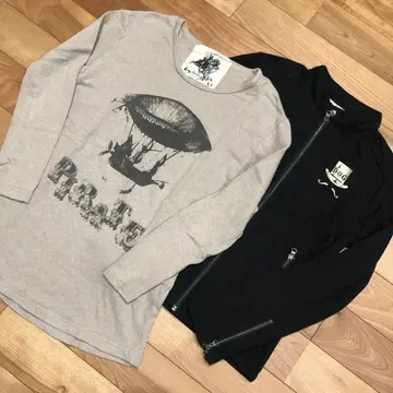 Deity's watchdog 자수 블루종 티셔츠 Recld 오스