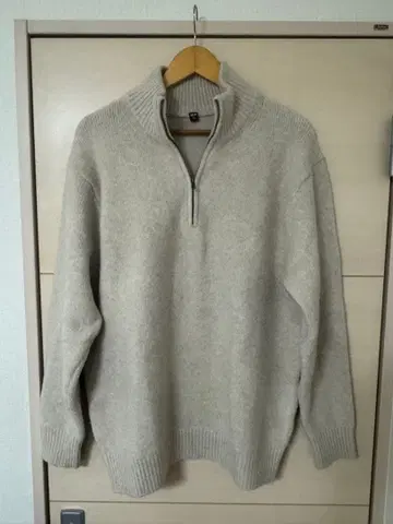 UNIQLO 수플레얀 하프 지퍼 스웨터 긴팔 2개 세트