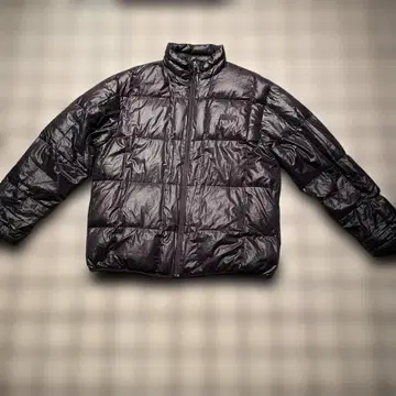 FIRST DOWN 블랙 다운 자켓