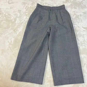 새상품급 Ballsey 보르지 투모로우랜드 체크 무늬 와이드 팬츠 36