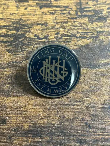 King Gnu 가챠가챠 핀 배지 Stainless pinz