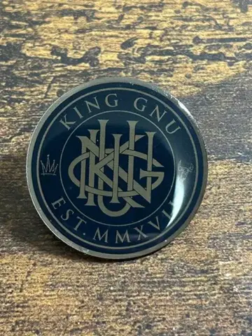 King Gnu 가챠가챠 핀 배지 Stainless pinz