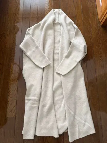 MUSE 롱 가운 니트 코트