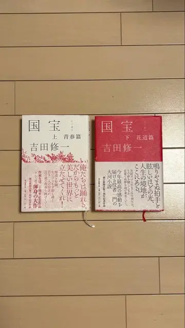 요시다 슈이치 [국보 상 청춘편] [국보 하 화도편] 2권 세트 초판