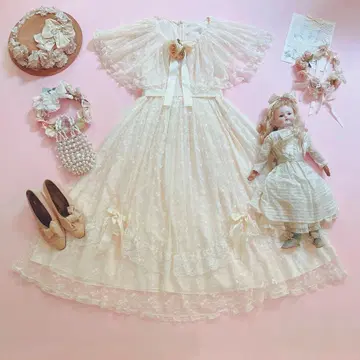 루플라 네이비 릴리인밸리 원피스 [ XL ]