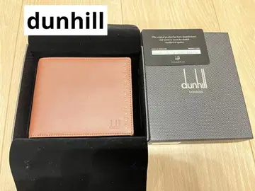 [ 미사용 새상품 ] dunhill 브라운 접이식 지갑