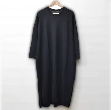 QUARTERLY 니트 원피스 울 루즈핏 블랙