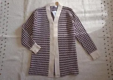 택 포함 FORMICA 롱 가디건 하운드투스