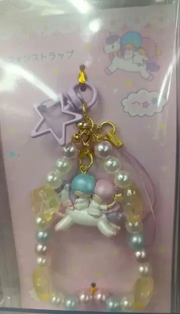 리틀트윈스타 폰 스트랩 유니콘 산리오