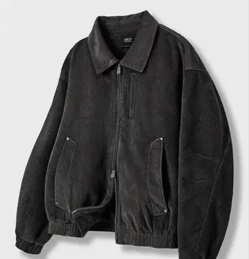 DIMITRI BLACK 2WAY 크롭 코듀로이 리즐라 자켓