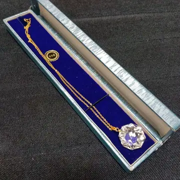 수정 목걸이 골드 체인 11000 대형 미사용 새상품!