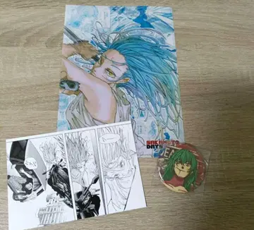 사카모토 데이즈 아카오 리온 클리어 파일 캔뱃지 엽서