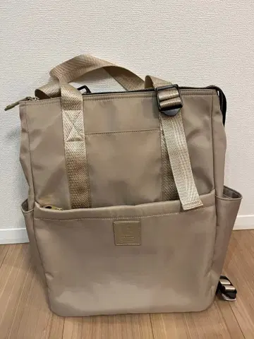 &chouette 베이지 토트 백팩 겸용 백