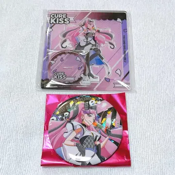 프리큐어 드림 스테이지 아크릴 스탠드 캔뱃지 큐어 키스