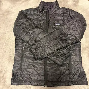 patagonia 블랙 퀼팅 자켓