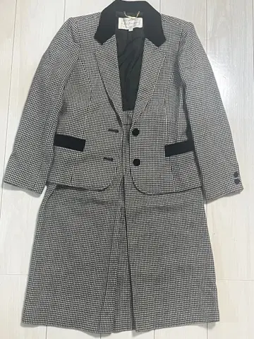 Lui Jean Dore 체크 무늬 테일러드 자켓