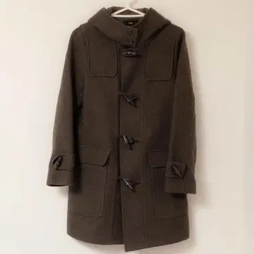 23구 클래식 트위드 더플 코트 브라운 계열 사이즈 38