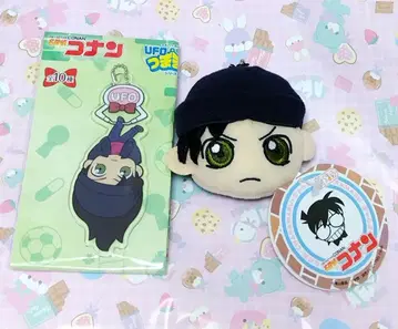 명탐정 코난 이상윤(아카이 슈이치) 캐릭터 UFO 집게 키링 세트