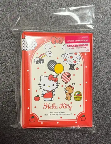 산리오 헬로키티 키티 씰 바인더 씰북
