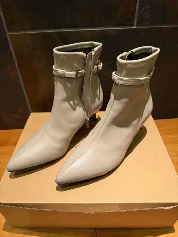 JELLY BEANS 여성용 부츠 베이지 M 사이즈