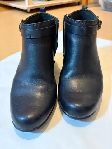 Clark's 클락스/천연 가죽 숏부츠 블랙 사이드 지퍼