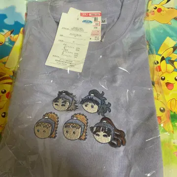 닌타마 란타로 닌타마 시마무라 5학년 T셔츠 반팔 퍼플 보라색 M