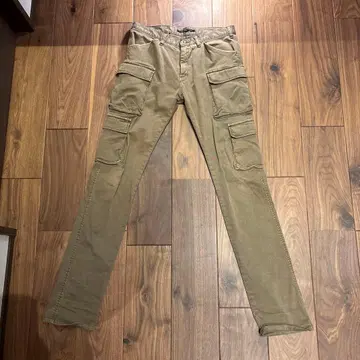 ships 베이지 카고 팬츠 슬림 핏