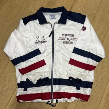 Champion 스트라이프 나일론 자켓 저지