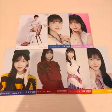 노기자카46 브로마이드 쿠보 시오리 7장 세트